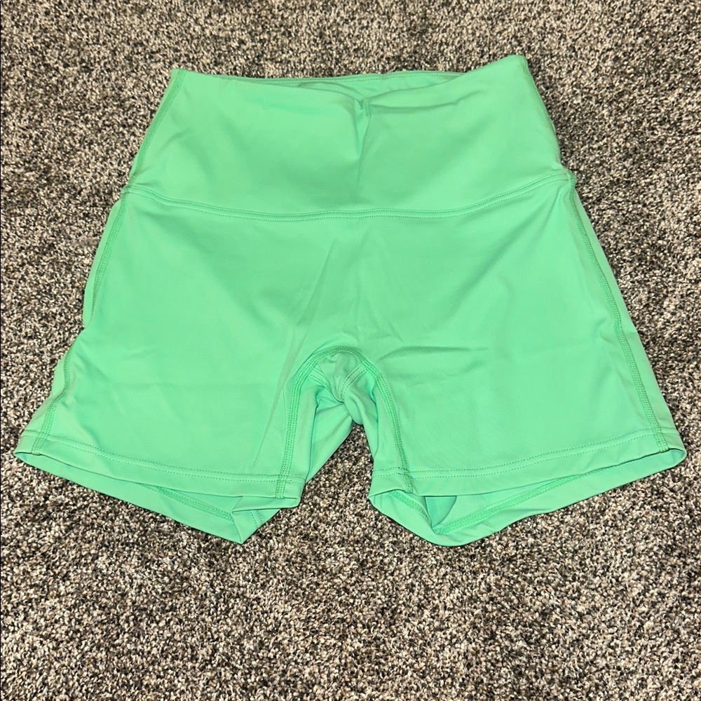 5/$20 Women's Green Bike Shorts - Picture 2 of 6